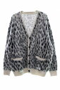 【中古】ワコマリア WACKO MARIA 23AW LEOPARD MOHAIR KNIT JACQUARD CARDIGAN カーディガン M【ブランド古着ベクトル】240315 メンズ 【ベクトル 古着】 240315