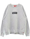 yÁzVv[ SUPREME 22AW BOX LOGO CREWNECK HEATHER GREY XL {bNX S N[lbN XEFbg g[i[ wU[ O[ yuhÒxNgz240410 AA Y yxNg Òz 240410