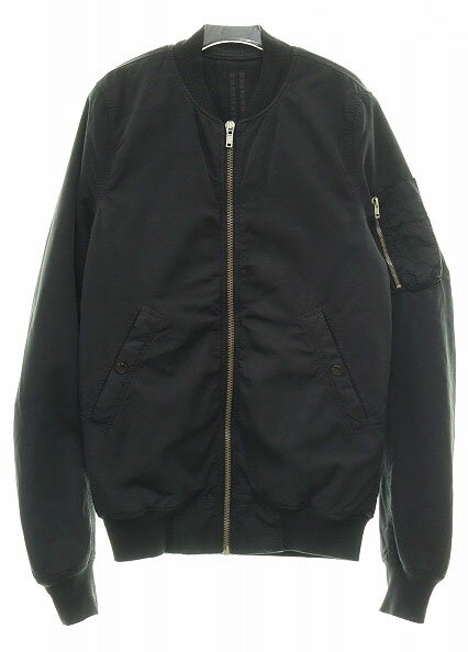 リックオウエンス Rick Owens DRKSHDW 14AW MOODY期 FLIGHT BOMBER JACKET XS DU14F4760-MUR ダークシャドウ フライト ボンバー ジャケット ブラック 240413 ☆AA★ メンズ  240413