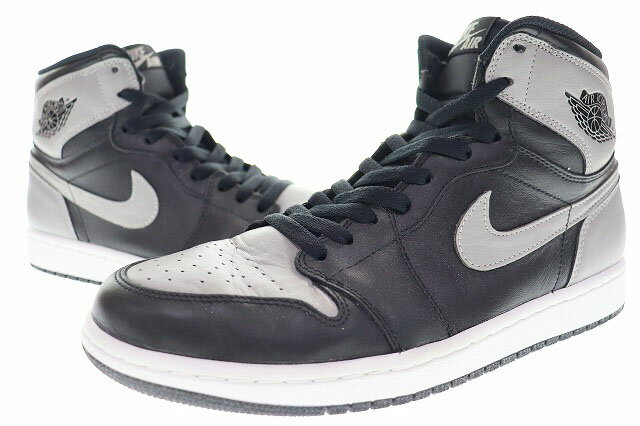 【中古】ナイキ NIKE AIR JORDAN 1 RETRO HIGH OG SHADOW 28cm 2013 555088-014 エア ジョーダン レトロ ハイ シャドウ 【ブランド古着ベクトル】240402 メンズ 【ベクトル 古着】 240406