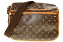 【中古】ルイヴィトン LOUIS VUITTON モノグラムキャンバス メッセンジャー ボスフォールGM M40105 ショルダーバッグ ブラウン 【ブランド古...