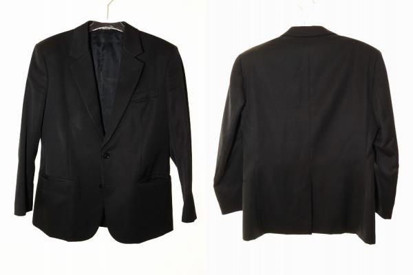 【中古】メゾンマルジェラ Maison Margiela 14 13AW ウールクラシックセットアップスーツ SIZE 44 シングル ジャケット パンツ イタリア製 ブラック 【ブランド古着ベクトル】■250102 メンズ 【ベクトル 古着】 250102