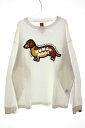 【中古】ヒューマンメイド HUMAN MADE GRAPHIC L/S TEE WHITE XXL ダックスフンド グラフィック ロンT 長袖 ホワイト 【ブラ...