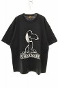 【中古】ヒューマンメイド HUMAN MADE PEANUTS T-SHIRT #1 BLACK 3XL ピーナッツ Tシャツ スヌーピー グラフィック 半袖 ...