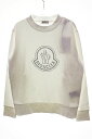 【中古】モンクレール MONCLER 23AW LOGO EMBELLISHED SWEATSHIRT XS I20938G00053 ロゴエンブロイダリー ク...