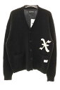 【中古】GOD SELECTION XXX 24SS KNIT CARDIGAN BLACK S GX-A24-KN-01 ゴッドセレクション ウール ニット ...