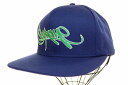 【中古】シュプリーム SUPREME 23AW HANDSTYLE 6-PANEL CAP BLUE ハンドスタイル 6パネル ロゴ キャップ 帽子 ブルー 【ブランド古着ベクトル】▲250216 メンズ 【ベクトル 古着】 250216(4)