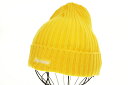 【中古】シュプリーム SUPREME 23SS OVERDYED BEANIE YELLOW オーバーダイ ビーニー ニット帽 イエロー 【ブランド古着ベクトル...