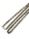 【中古】クロムハーツ CHROME HEARTS PAPER CHAIN NECKLACE 18inch ペーパーチェーン ネックレス 18インチ シルバー 9...