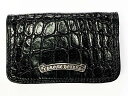 【中古】新品 クロムハーツ CHROME HEARTS CARD CASE ALGTR カードケース アリゲーター レザー 名刺入れ 【ブランド古着ベクトル】☆...