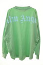 【中古】パームエンジェルス PALM ANGELS GD CLASSIC LOGO OVER TEE L/S GREEN M PMAB001S22JER002 ...