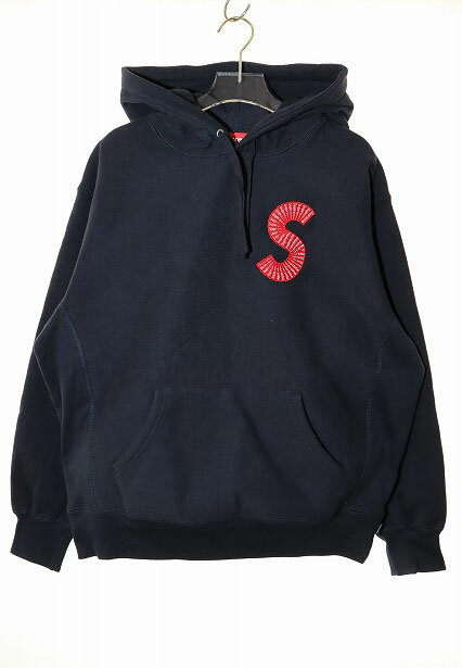 【中古】シュプリーム SUPREME 20AW S LOGO HOODED SWEATSHIRT NAVY S Sロゴ フーデッド スウェットシャツ パーカー ネイビー 【ブランド古着ベクトル】☆AA★250311 メンズ 【ベクトル 古着】 250311