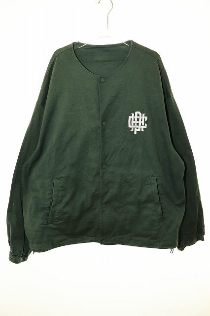 šۥץƥ󥺥إ CAPTAINS HELM GOLF OVERLAP LOGO NO COLLAR JACKET GREEN X...