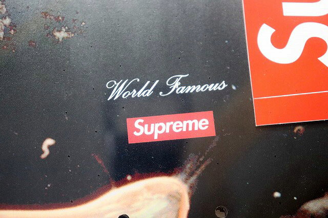 【中古】シュプリーム SUPREME 17AW Blood and Semen Skateboard Deck Andres Serr...