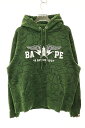 【中古】アベイシングエイプ A BATHING APE MILITARY HOODIE GREEN L 001GDJ201001H ミリタリー パーカー スウェ...