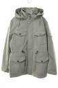 【中古】マッキントッシュフィロソフィー MACKINTOSH PHILOSOPHY ダブルクロスストレッチ STANSTED サイズ42 H1F34-437-71 ブルゾン ジャケット ライトグリーン 【ブランド古着ベクトル】●250601 メンズ 【ベクトル 古着】 250601