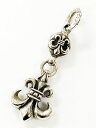 【中古】クロムハーツ CHROME HEARTS 1BALL BS FLEUR 1ボール BSフレア チャーム シルバー ネックレス トップ 【ブランド古着ベク...