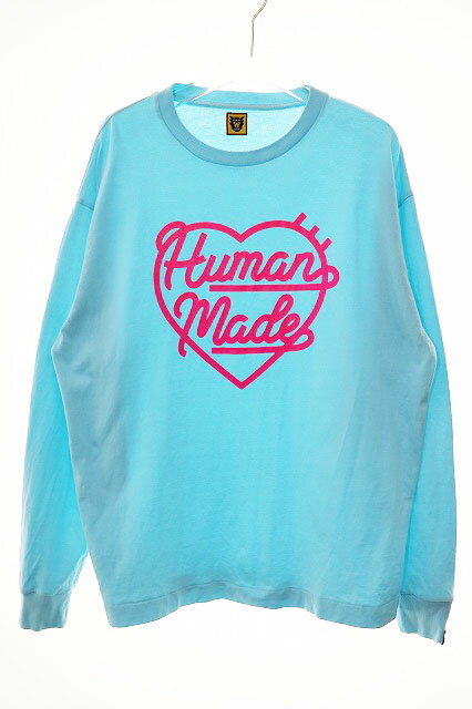【中古】ヒューマンメイド HUMAN MADE 23AW HEART L/S T-SHIRT LIG