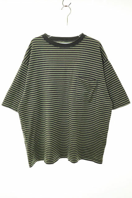【中古】マーカ marka BORDER TEE ORGANIC COTTON KNIT BORDE