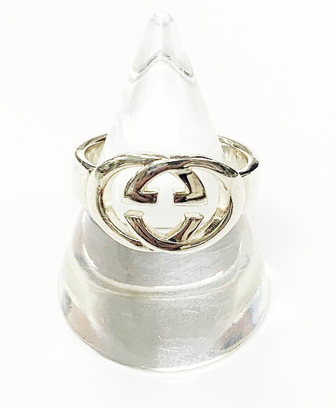 【中古】グッチ GUCCI G ダブル リング シルバー 16号 指輪 【ブランド古着ベクトル】☆AA★ ▲■ 250801 メンズ 【ベクトル 古着】 250801