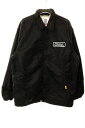 【中古】スタンダード カリフォルニア STANDARD CALIFORNIA SD LOGO PATCH COACH JACKET BLACK SIZE L ロ...