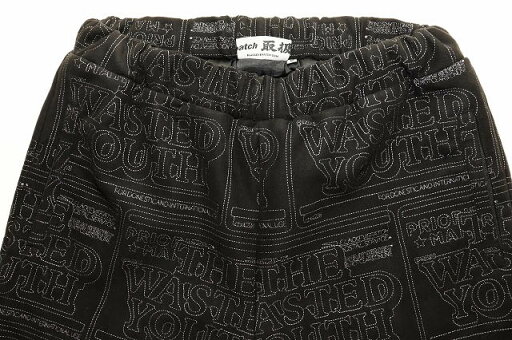 【中古】ブラックアイパッチ THE BLACK EYE PATCH PRIORITY LABEL FAKE SUEDE TRACK PANTS BLACK M フェイク スエード トラック パンツ ブラック 【ブランド古着ベクトル】250709 メンズ 【ベクトル 古着】 250709