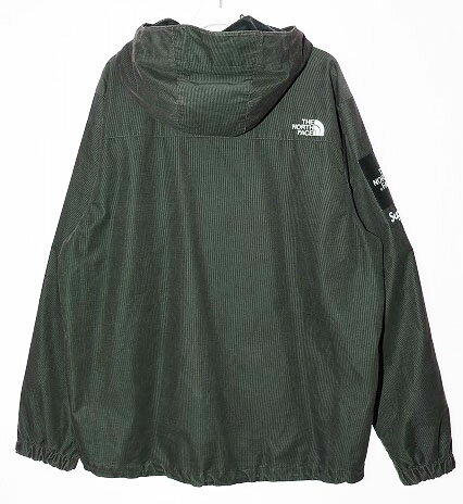【中古】シュプリーム SUPREME × THE NORTH FACE 12AW MOUNTAIN SHELL JACKET FOREST GREEN L GWJAF1203001A ザ ノース フェイス マウンテン シェル ジャケット フォレスト グリーン 【ブランド古着ベクトル】☆AA★250910 メンズ 【ベクトル 古着】 250910
