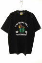 【中古】アベイシングエイプ A BATHING APE 2009 MILO WATERMELON PRINT TEE BLACK L マイロ スイカ プリント Tシャツ 半袖 ブラック 【ブランド古着ベクトル】250817 メンズ 【ベクトル 古着】 250817