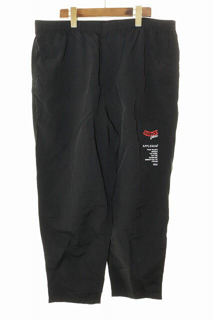 【中古】アップルバム APPLEBUM アップルバム APPLEBUM × CRSB RAIDBACK FABRIC NYLON PANTS BLACK XL GT2310801 レイドバック コラボ ナイロン パンツ ブラック 【ブランド古着ベクトル】●■251110 メンズ 【ベクトル 古着】 251110(4)