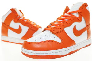 【中古】ナイキ NIKE DUNK HI RETRO SYRACUSE 28cm DD1399-101 ダンク ハイ レトロ シラキュース オレンジ 【ブランド古着ベクトル】▲250901 メンズ 【ベクトル 古着】 250901