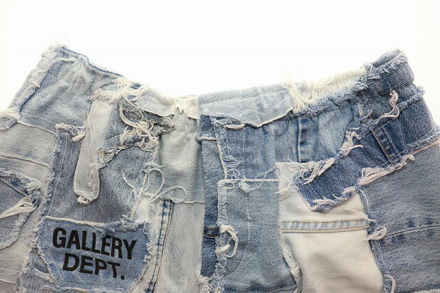【中古】GALLERY DEPT. PATCHWORK DENIM ZUMA XL ギャラリーデプト パッチワーク デニム ズマ ショート パンツ インディゴ 【ブランド古着ベクトル】☆AA★●251026 メンズ 【ベクトル 古着】 251022
