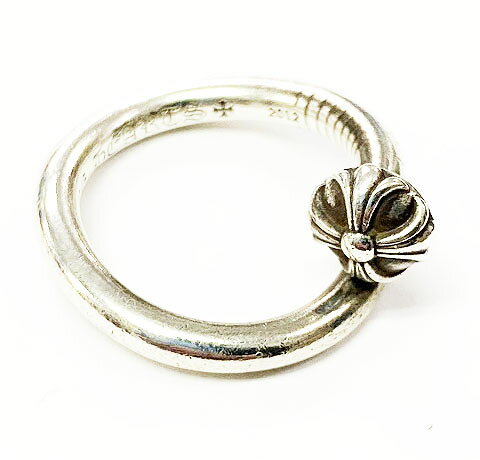 【中古】クロムハーツ CHROME HEARTS NAIL CRSBALL 15号 ネイル クロスボール リング シルバー 指輪 【ブランド古着ベクトル】☆AA★▲251201 メンズ レディース 【ベクトル 古着】 251201