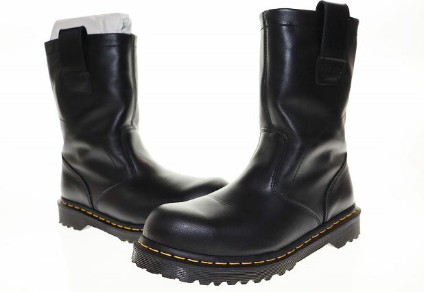 【中古】ドクターマーチン DR.MARTENS 24AW 2295 DECON STUSSY BLACK WANAMA UK6 デコン ステューシー ブラック ワナマ ブーツ 【ブランド古着ベクトル】▲■251228 メンズ 【ベクトル 古着】 251228