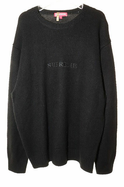 Knit Sweater - 【中古】シュプリーム SUPREME 23AW PILLED SWEATER BLACK L パイル セーター ニット ブラック 【ブランド古着ベクトル】☆AA★260116 メンズ 【ベクトル 古着】 260116