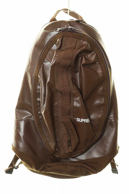 Rakuten - 【中古】シュプリーム SUPREME 02AW 13th 13代目 バックパック リュック レザー ブラウン 【ブランド古着ベクトル】☆AA★▲260516 メンズ 【ベクトル 古着】 260516