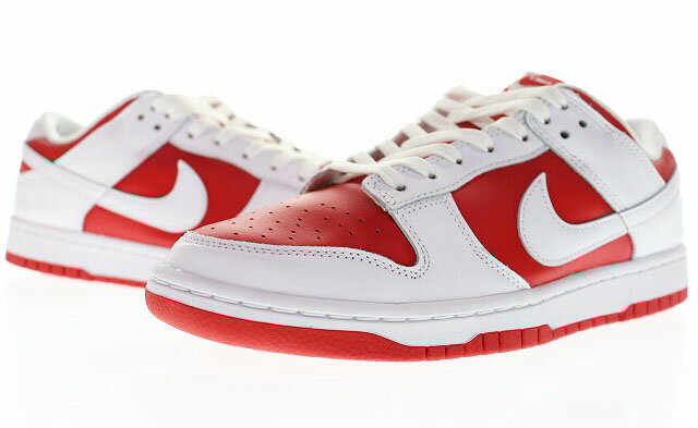 【中古】ナイキ NIKE DUNK LOW RETRO CHAMPIONSHIP RED 28cm DD1391-600 ダンク ロー チャンピオンシップ レッド 【ブランド古着ベクトル】 ▲■260206 メンズ 【ベクトル 古着】 260206