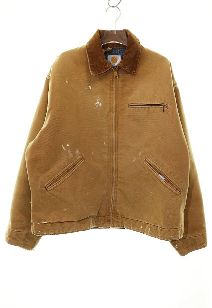 Rakuten - 【中古】カーハート carhartt デトロイトジャケット 80s 80年代 ワークジャケット 裏地ブランケット キャメル 【ブランド古着ベクトル】260202 メンズ 【ベクトル 古着】 260202