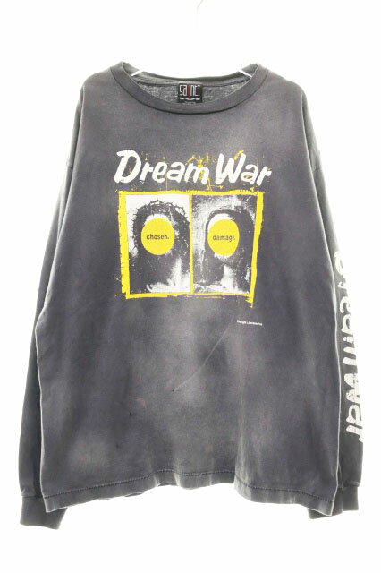 Rakuten - 【中古】セントマイケル SAINTMICHAEL 23AW DREAM WAR LS TEE BLACK XLサイズ SM-A23-0000-012 ロングスリーブ 長袖 Tシャツ ブラック 黒 【ブランド古着ベクトル】☆AA★260330 メンズ 【ベクトル 古着】 260330