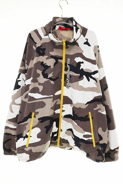 Rakuten - 【中古】シュプリーム SUPREME 25SS CONTRAST ZIP TRACK JACKET SNOW CAMO XL コントラスト ジップ トラック ジャケット カモ柄 グレー 【ブランド古着ベクトル】☆AA★260401 メンズ 【ベクトル 古着】 260401