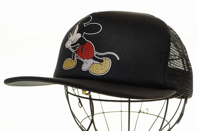 Rakuten - 【中古】シュプリーム SUPREME × NUMBER (N)INE MICKEY MOUSE MESH BACK 5-PANEL BLACK ナンバーナイン ミッキーマウス メッシュ キャップ 帽子 ブラック 【ブランド古着ベクトル】☆AA★▲260516 メンズ 【ベクトル 古着】 260516