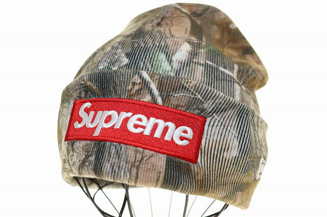 樂天商城 - 【中古】シュプリーム SUPREME 25AW NEW ERA BOX LOGO BEANIE REALTREE AP CAMO ニューエラ ボックス ロゴ ビーニー リアルツリー カモ ニット帽 【ブランド古着ベクトル】☆AA★▲260412 メンズ 【ベクトル 古着】 260412