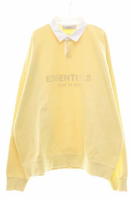 Rakuten - 【中古】エフオージー エッセンシャルズ FOG ESSENTIALS 23SS WAFFLE HENLEY RUGBY YELLOW Lサイズ ワッフル ヘンリー ラグビー ポロシャツ 長袖 イエロー 黄色 【ブランド古着ベクトル】260321 メンズ 【ベクトル 古着】 260326