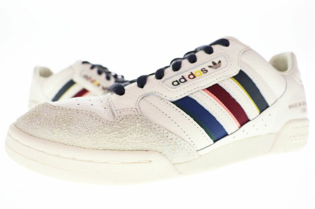 樂天商城 - 【中古】アディダス adidas × END CONTINENTAL 80 STRIPES CREAM 27cm S24073 エンド コンチネンタル クリーム 世界500足限定 【ブランド古着ベクトル】 ●▲■260328 メンズ 【ベクトル 古着】 260409