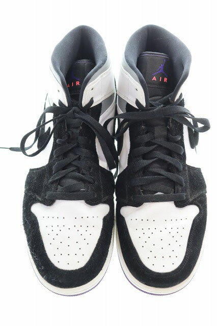 ベクトル プリマベーラ店の【中古】ナイキ NIKE AIR JORDAN 1 MID SE 852542-105 30cm エア ジョーダン ミッド シーズナル エディション パープル ブラック 【ブランド古着ベクトル】▲260630 メンズ 【ベクトル 古着】 260630｜アングル2