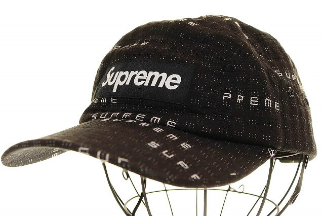 Rakuten - 【中古】シュプリーム SUPREME 22SS STITCH JACQUARD CAMP CAP BLACK ステッチ ジャカード キャンプ キャップ 帽子 ブラック 【ブランド古着ベクトル】▲260515 メンズ 【ベクトル 古着】 260515