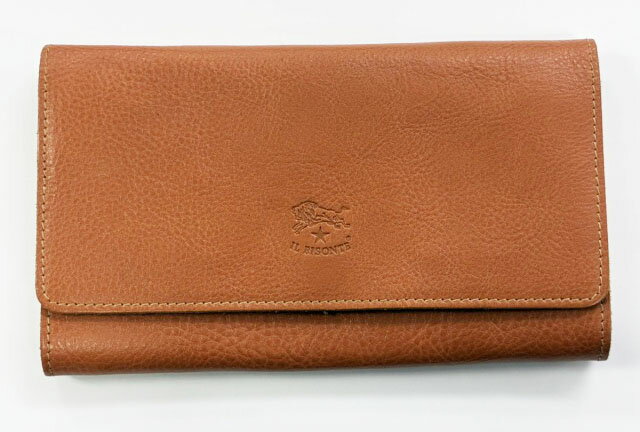 Rakuten - 【中古】イルビゾンテ IL BISONTE 二つ折り 長財布 レザー ウォレット ブラウン 茶色 【ブランド古着ベクトル】●▲■ 260331 メンズ 【ベクトル 古着】 260331