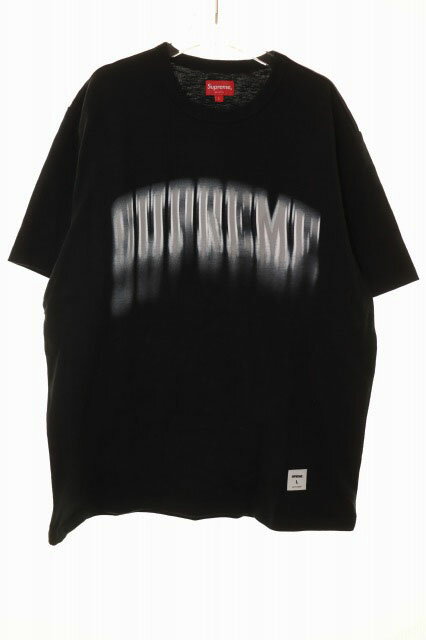 Rakuten - 【中古】シュプリーム SUPREME 21SS BLURRED ARC S/S TOP BLACK L ブラード アーク ロゴ 半袖 Tシャツ カットソー ブラック 黒 【ブランド古着ベクトル】☆AA★260422 メンズ 【ベクトル 古着】 260422
