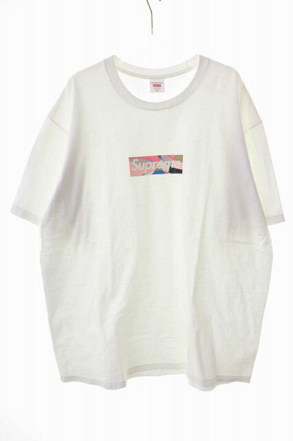 Rakuten - 【中古】シュプリーム SUPREME 21SS EMILIO PUCCI BOX LOGO TEE WHITE XL エミリオ プッチ ボックス ロゴ Tシャツ 半袖 ホワイト 白 【ブランド古着ベクトル】☆AA★260420 メンズ 【ベクトル 古着】 260420