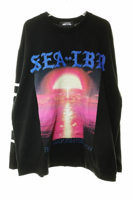 Rakuten - 【中古】ウィンダンシー WIND AND SEA × LIBERE 24SS GRAPHIC LS TEE BLACK M リベーレ グラフィック 長袖 Tシャツ ロンT ブラック 黒 【ブランド古着ベクトル】　260417 メンズ 【ベクトル 古着】 260420
