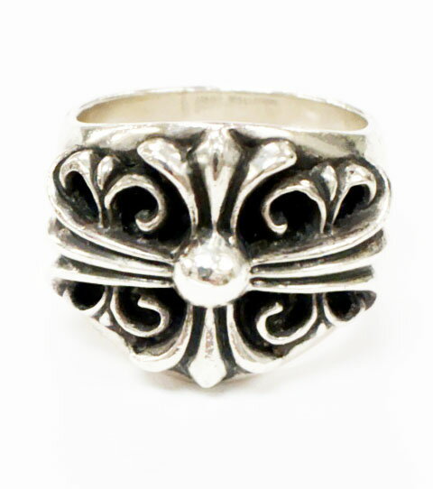 乐天商城 - 【中古】クロムハーツ CHROME HEARTS KEEPER RING 22号 キーパー リング シルバー 指輪 【ブランド古着ベクトル】☆AA★ ▲ 260516 メンズ 【ベクトル 古着】 260516
